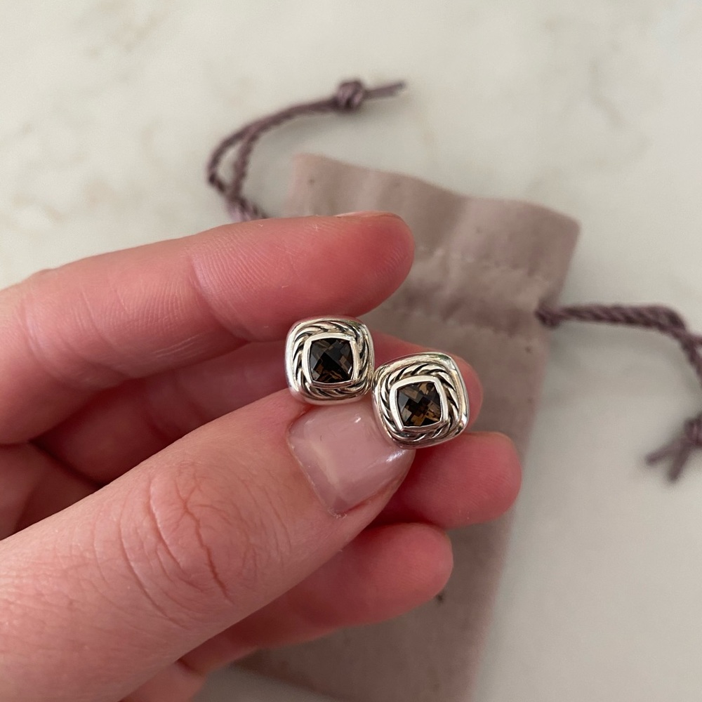 David Yurman Albion Earring, Smoky Quartz